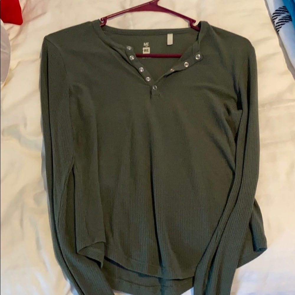 PacSun me to we Button up sweater